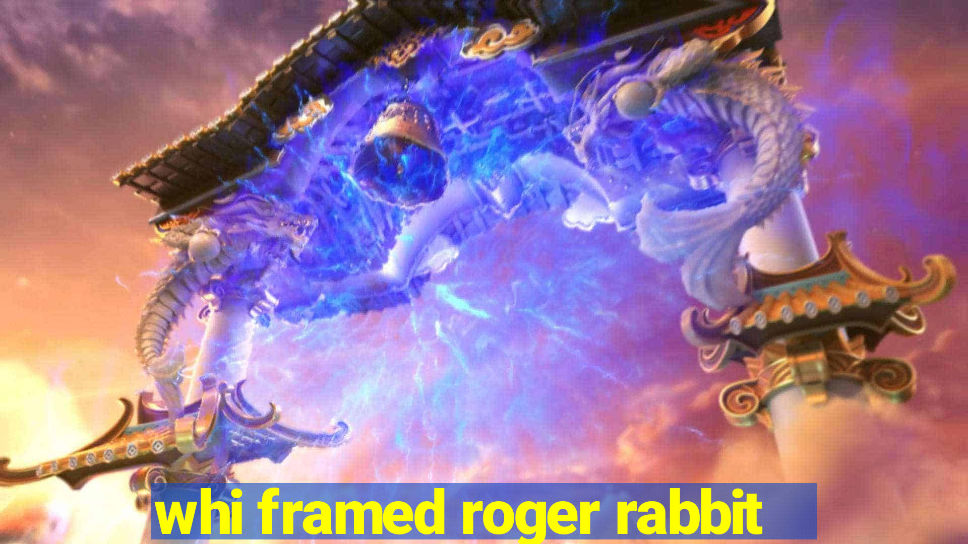 whi framed roger rabbit